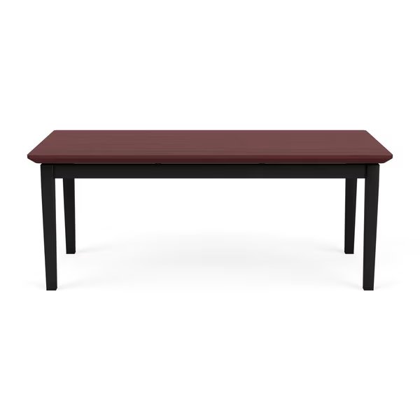 Lenox Steel Coffee Table, Chelsea Mahogany, Lesro, Mfr#: LS0840